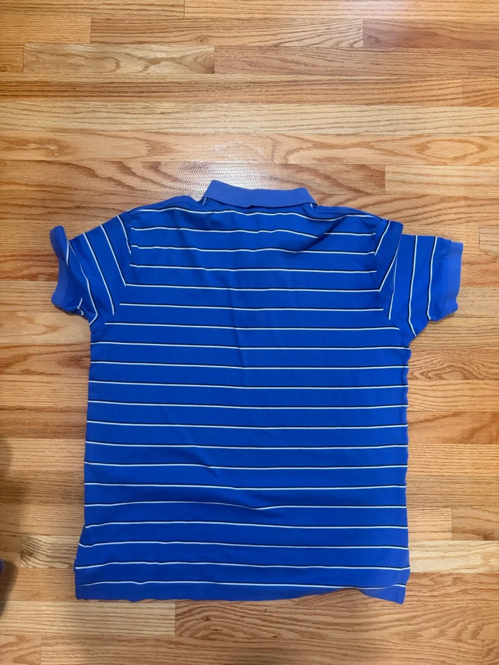 Vintage Polo by Ralph Lauren Blue Striped Pony Polo Shirt Men’s Large